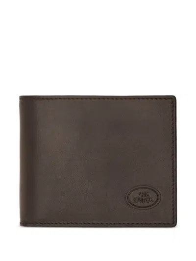 The Bridge Logo-debossed Leather Wallet In Black