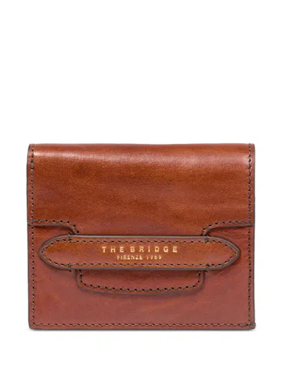 The Bridge Logo-debossed Leather Wallet In Brown