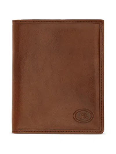 The Bridge Logo-debossed Leather Wallet In Brown