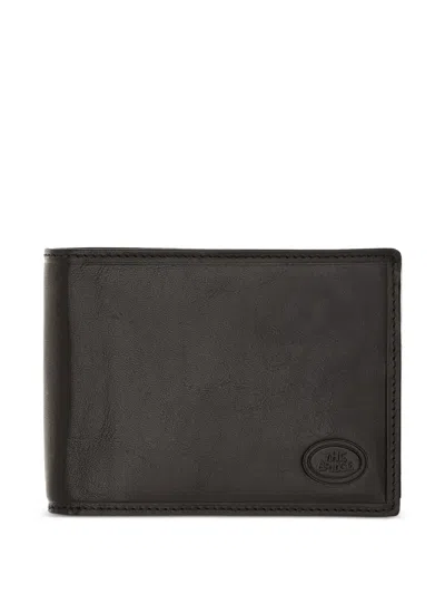 The Bridge Logo-embossed Leather Wallet In Black