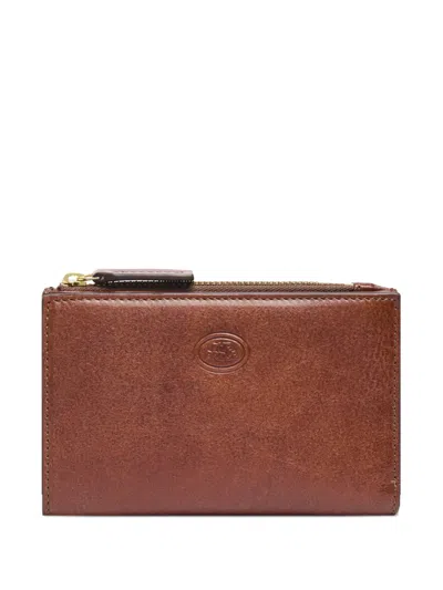 The Bridge Logo-embossed Leather Wallet In Brown
