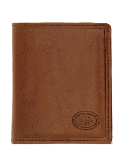 The Bridge Logo-embossed Leather Wallet In Brown