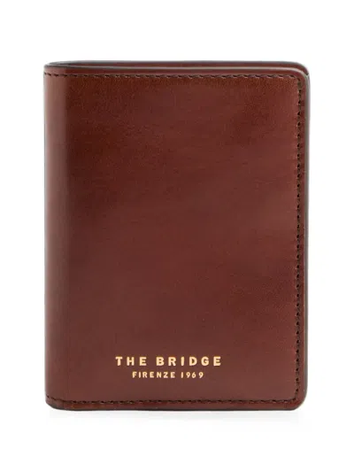 The Bridge Logo-print Leather Wallet In Brown