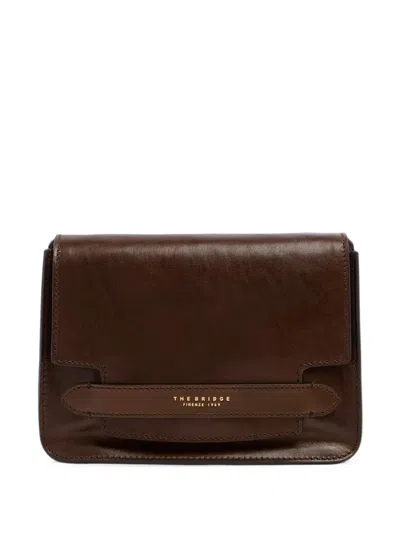 The Bridge Lucrezia Leather Cross Body Bag In Red