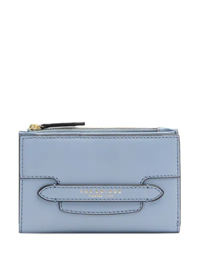 The Bridge Lucrezia Leather Wallet In Blue