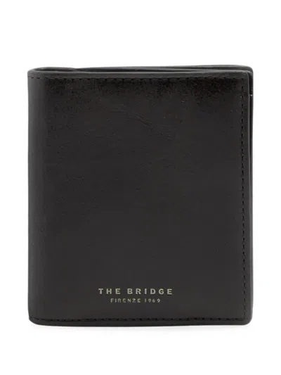 The Bridge Lupo Leather Wallet In Black