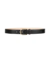 The Bridge Man Belt Black Size 43 Leather In Black