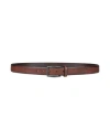 The Bridge Man Belt Dark Brown Size 39.5 Leather In Brown
