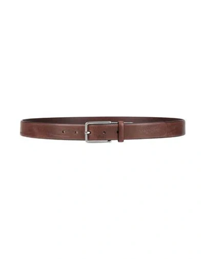 The Bridge Man Belt Brown Size 39.5 Leather