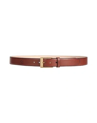 The Bridge Man Belt Brown Size 43 Leather