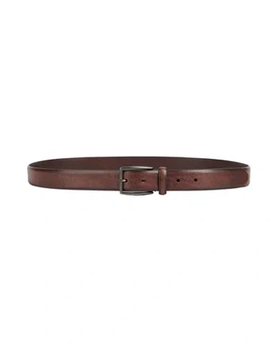 The Bridge Man Belt Dark Brown Size 43 Leather