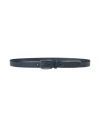 The Bridge Man Belt Navy Size 39.5 Leather In Black