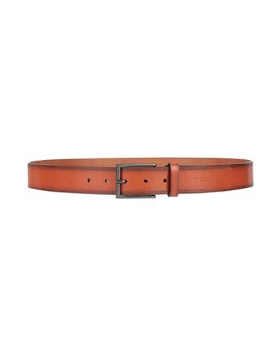 The Bridge Man Belt Tan Size 39.5 Leather In Brown