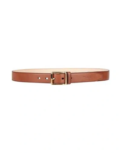 The Bridge Man Belt Tan Size 43 Leather In Brown