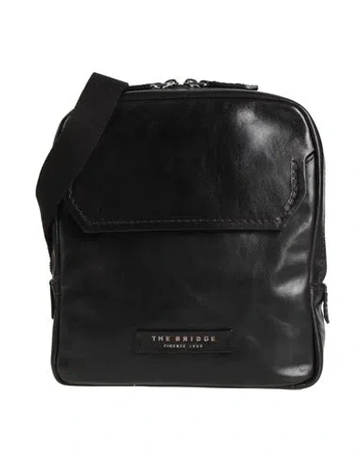 The Bridge Man Cross-body Bag Black Size - Leather