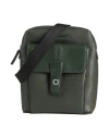 The Bridge Man Cross-body Bag Military Green Size - Cow Leather In Green