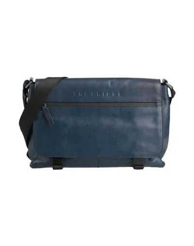 The Bridge Man Cross-body Bag Navy Size - Leather In Blue