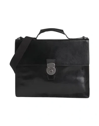 The Bridge Man Cross-body Bag Black Size - Leather