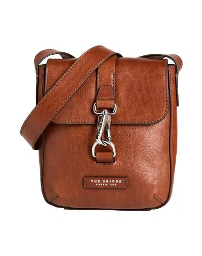 The Bridge Man Cross-body Bag Brown Size - Cow Leather