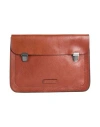 The Bridge Man Document Holder Brown Size - Leather In Brown