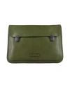 The Bridge Man Document Holder Green Size - Leather
