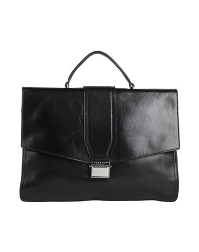The Bridge Man Handbag Black Size - Leather