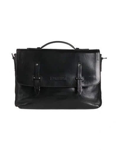 The Bridge Man Handbag Black Size - Leather
