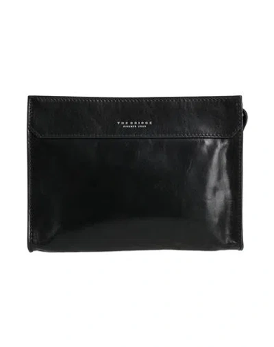 The Bridge Man Handbag Black Size - Leather