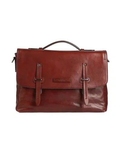 The Bridge Man Handbag Brown Size - Leather