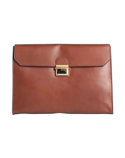 The Bridge Man Handbag Brown Size - Leather