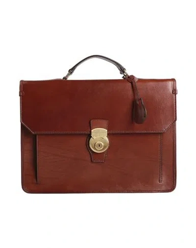 The Bridge Man Handbag Brown Size - Leather