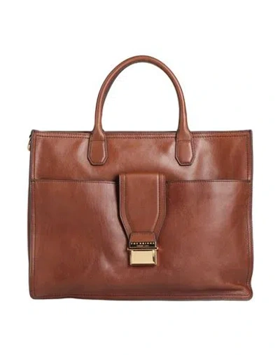 The Bridge Man Handbag Brown Size - Leather