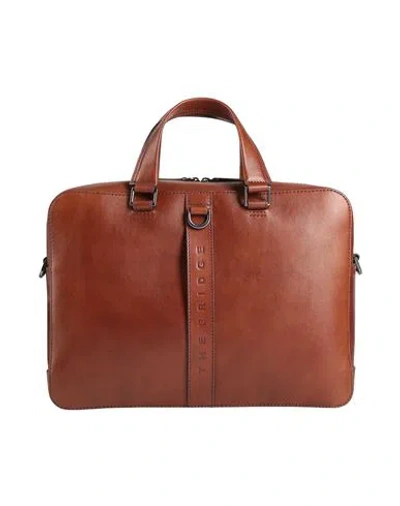 The Bridge Man Handbag Brown Size - Leather