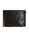 The Bridge Man Handbag Dark Brown Size - Leather
