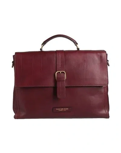 The Bridge Man Handbag Dark Brown Size - Leather