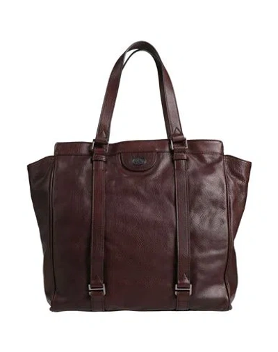 The Bridge Man Handbag Dark Brown Size - Leather