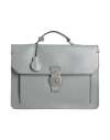 The Bridge Man Handbag Grey Size - Leather In Gray