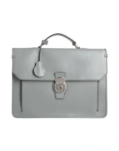The Bridge Man Handbag Grey Size - Leather In Gray