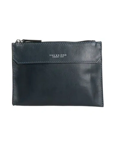 The Bridge Man Handbag Midnight Blue Size - Leather