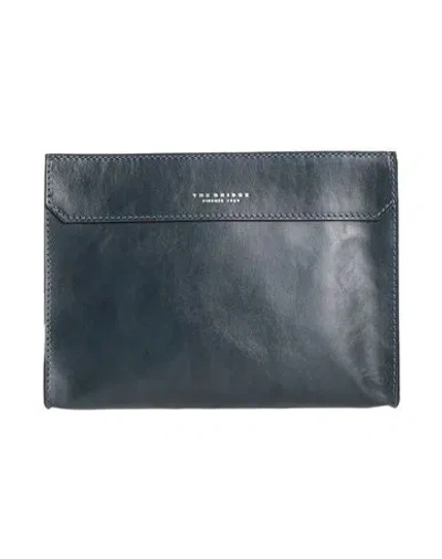 The Bridge Man Handbag Midnight Blue Size - Leather