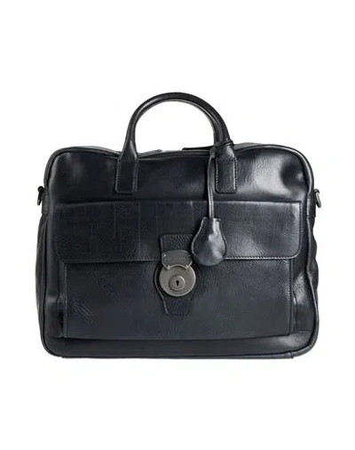 The Bridge Man Handbag Midnight Blue Size - Leather