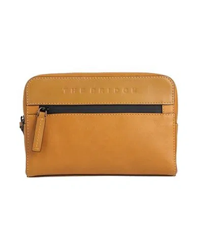 The Bridge Man Handbag Mustard Size - Leather In Yellow