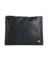 The Bridge Man Handbag Navy Size - Leather In Blue
