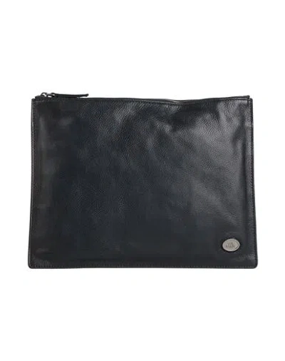 The Bridge Man Handbag Navy Size - Leather In Blue
