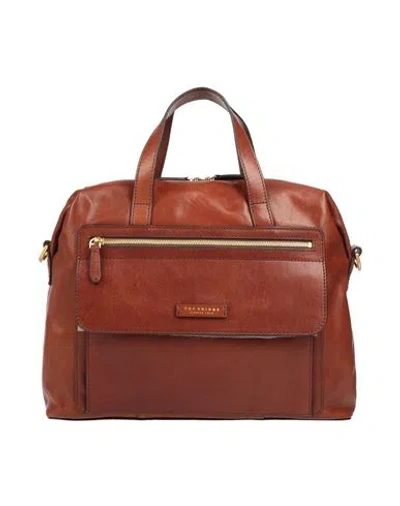 The Bridge Man Handbag Tan Size - Cow Leather In Brown