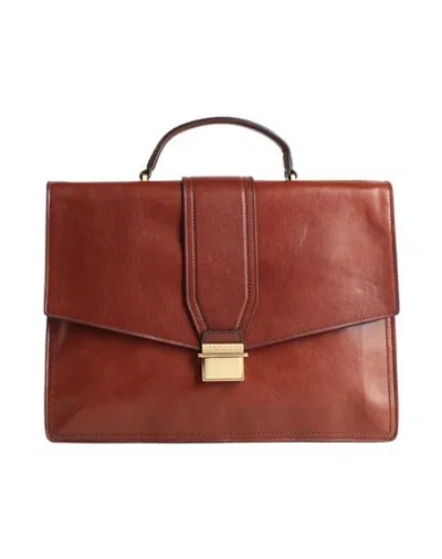 The Bridge Man Handbag Tan Size - Leather In Brown