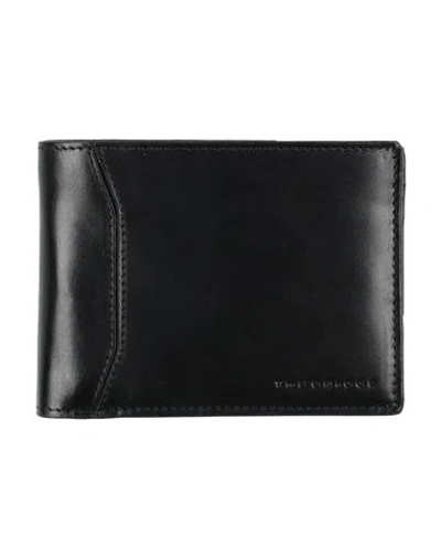 The Bridge Man Wallet Black Size - Cow Leather In Black