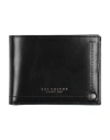 The Bridge Man Wallet Black Size - Cow Leather In Black