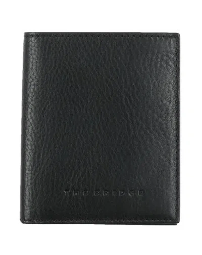The Bridge Man Wallet Black Size - Cow Leather