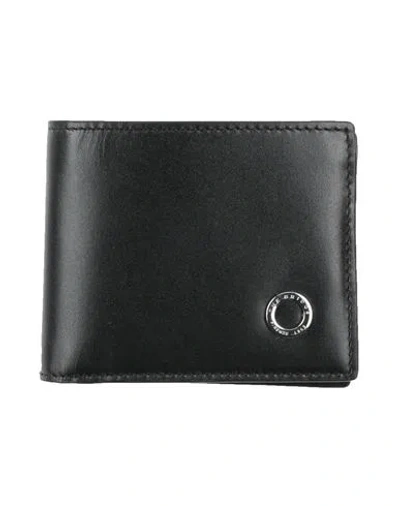 The Bridge Man Wallet Black Size - Cow Leather